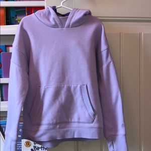 Soft sweatshirt with hood